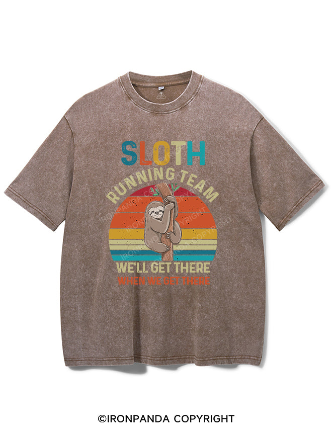 SLOTH RUNNING TEAM Vintage Gym Shirt