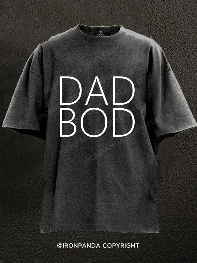 Dad Bod Washed Gym Shirt