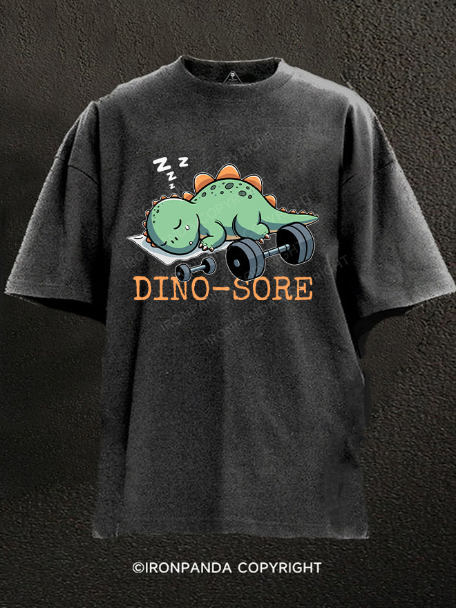 Dino-Sore Washed Gym Shirt