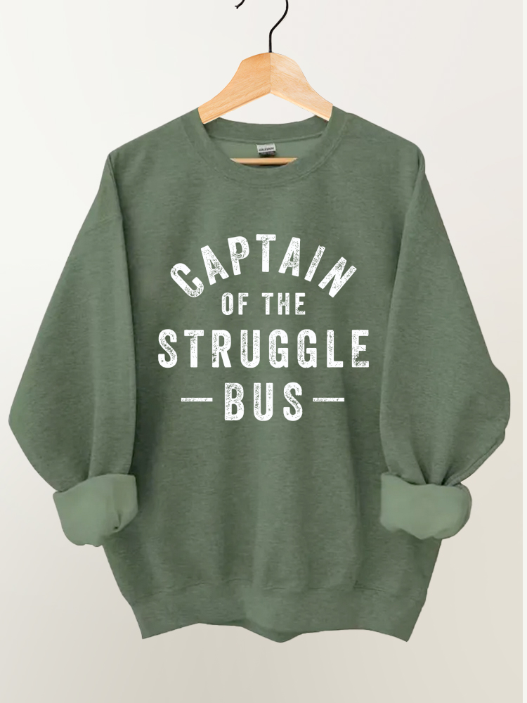 Captain of The Struggle Bus Gym Sweatshirt