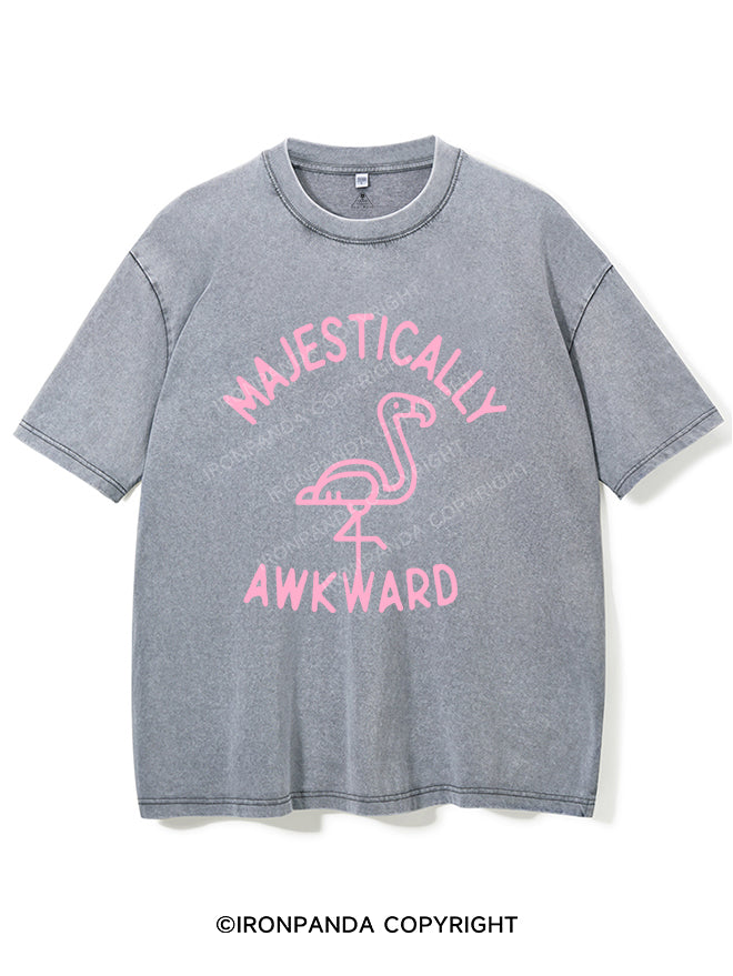 MAJESTICALLY AWKWARD Vintage Gym Shirt