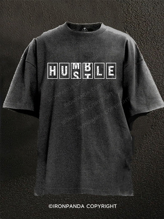 Humble Hustle Washed Gym Shirt