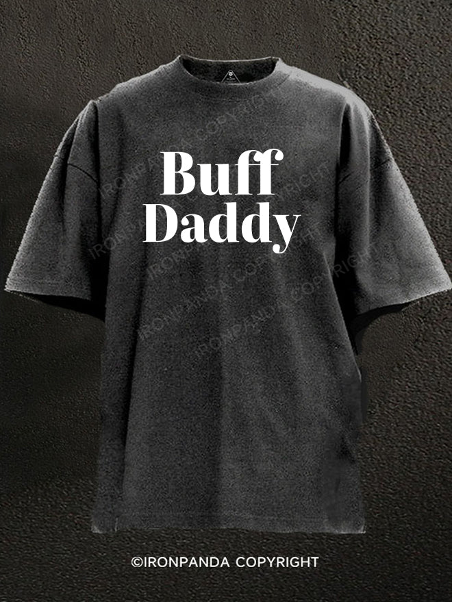 buff daddy Washed Gym Shirt