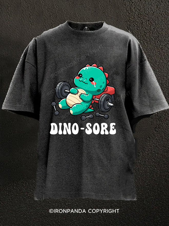 dino-sore Washed Gym Shirt