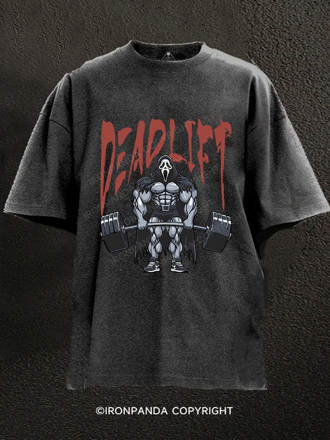 deadlift Washed Gym Shirt