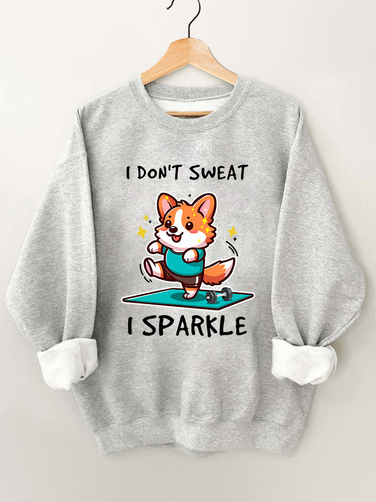 I Sparkle Gym Sweatshirt