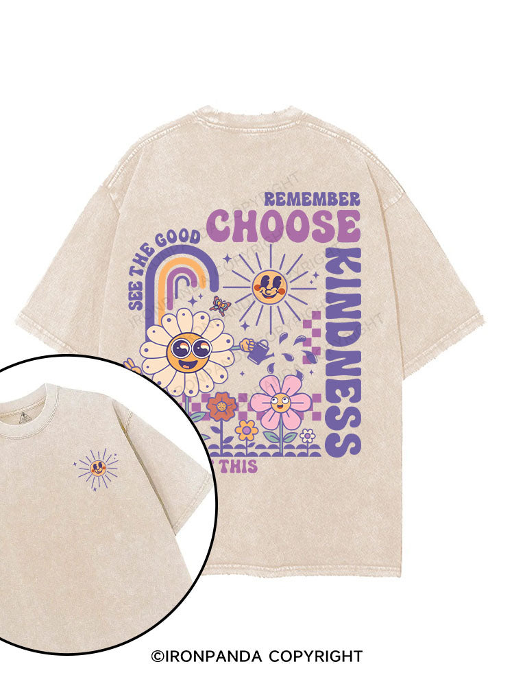 Choose Kindness printed Gym Shirt