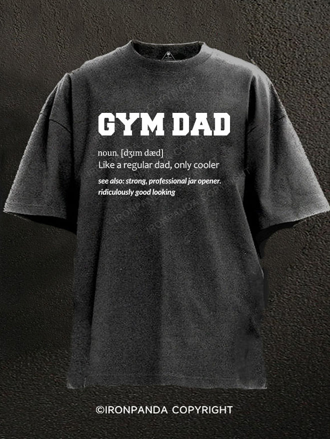 GYM DAD Washed Gym Shirt