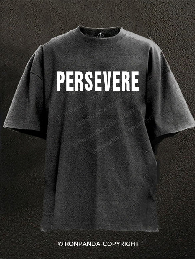 Persevere Washed Gym Shirt