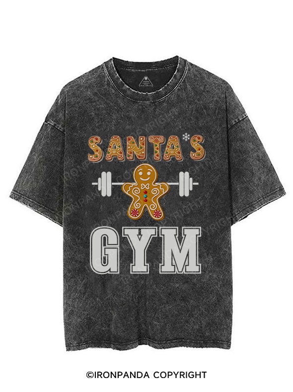 Santa's Gym VINTAGE GYM SHIRT