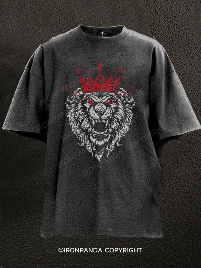 Lion King Washed Gym Shirt