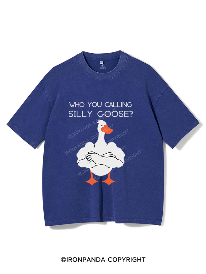 who you calling silly goose Vintage Gym Shirt