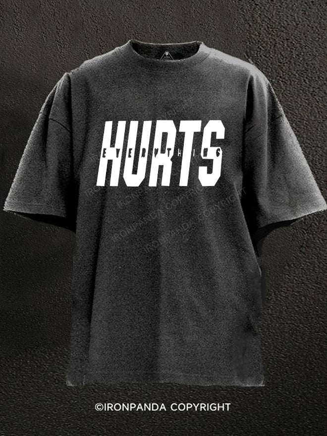 Every Thing Hurts Washed Gym Shirt