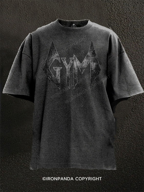 GYM logo Washed Gym Shirt