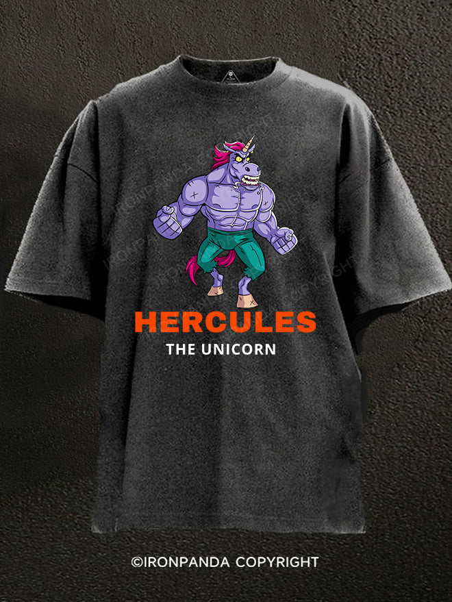 Hercules The Unicorn Washed Gym Shirt