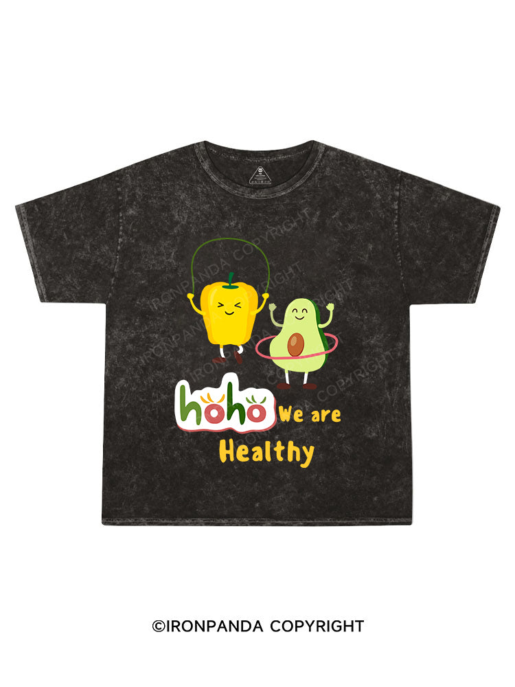 Healthy veggies Kids Washed T-Shirt