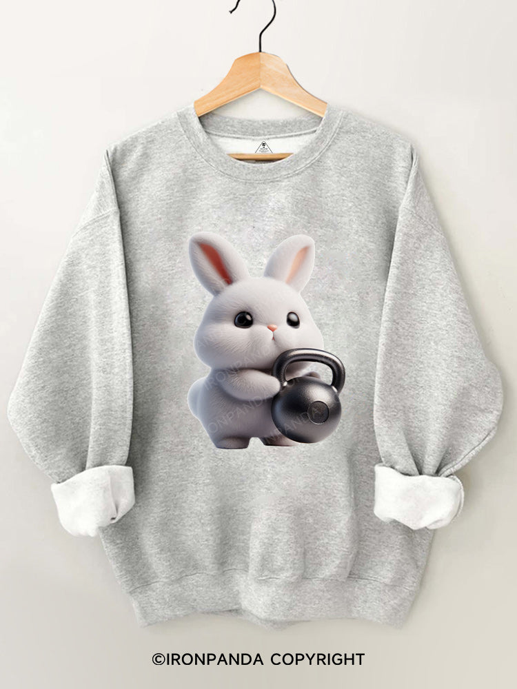 dumbbell bear Gym Sweatshirt