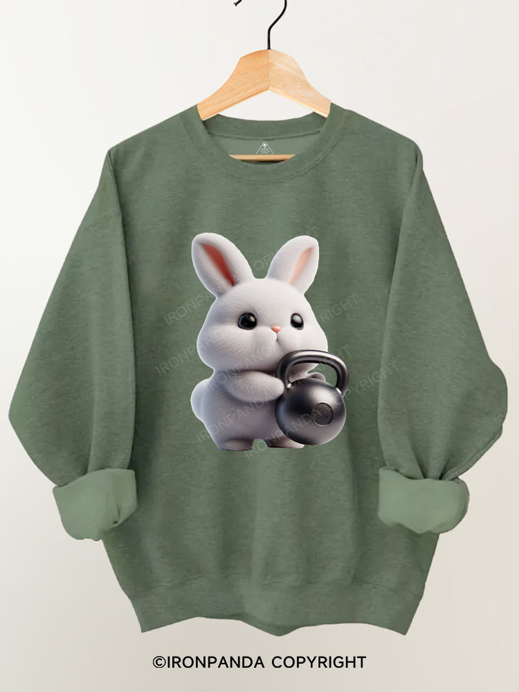 dumbbell bear Gym Sweatshirt