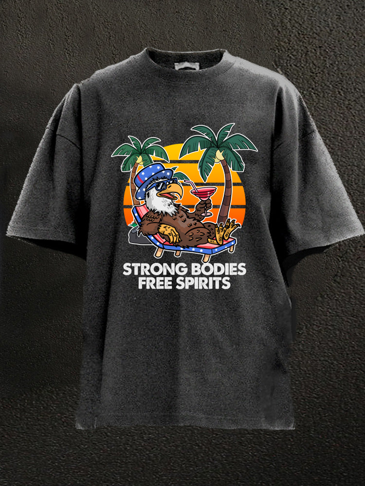 Strong Bodies Free Spirits Washed Gym Shirt
