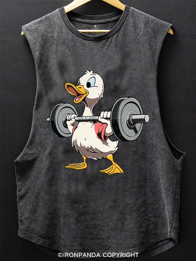 Weightlifting duck SCOOP BOTTOM COTTON TANK