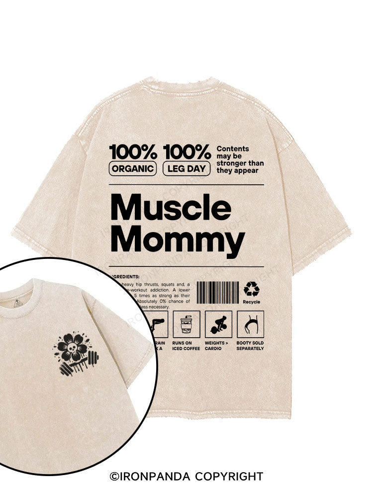 Muscle Mommy printed Gym Shirt