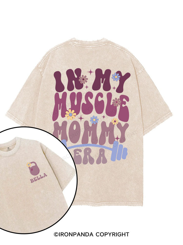 In My mommy Muscle Era printed Gym Shirt