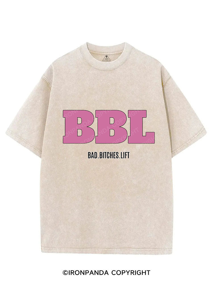 pink BBL Vintage Gym Shirt