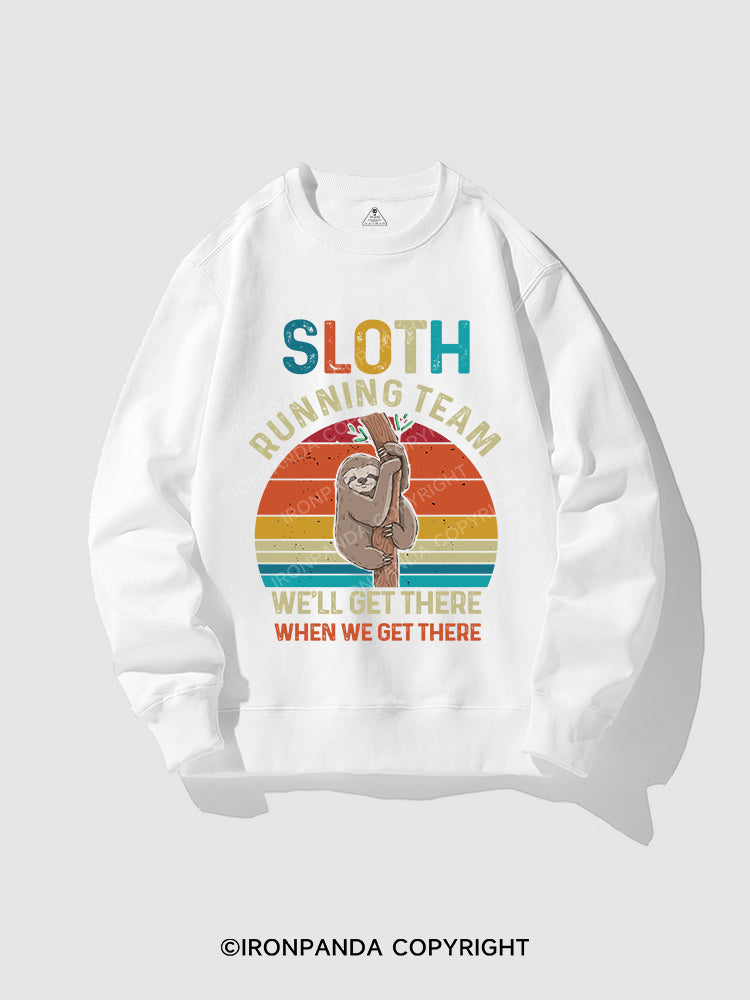 SLOTH RUNNING TEAM Crewneck sweatshirt