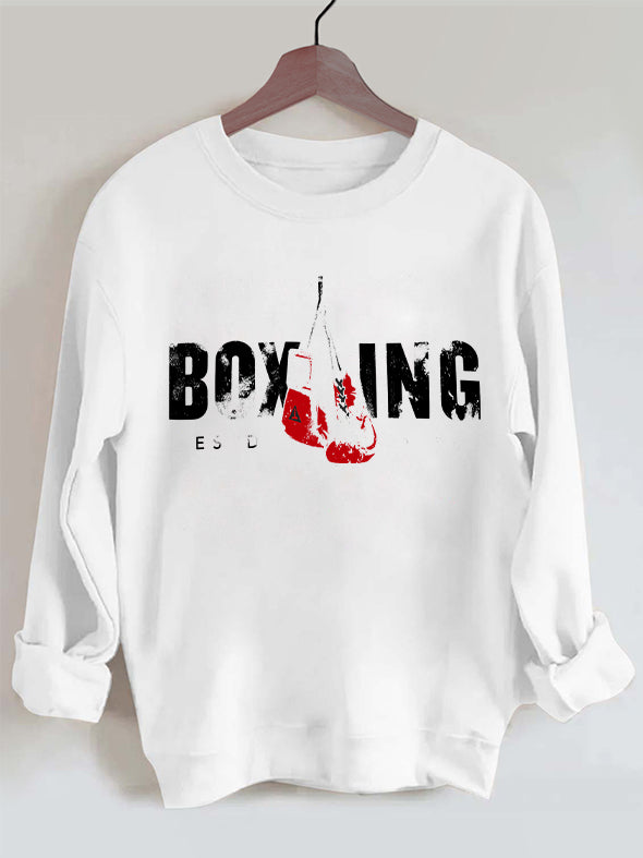 Boxing Vintage Gym Sweatshirt