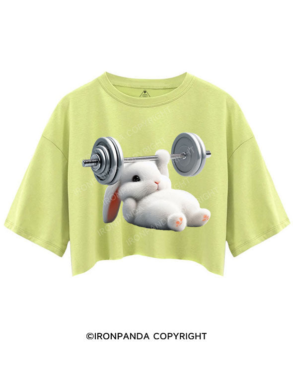 RABBIT ONE-ARM BENCH PRESS CROP TOPS