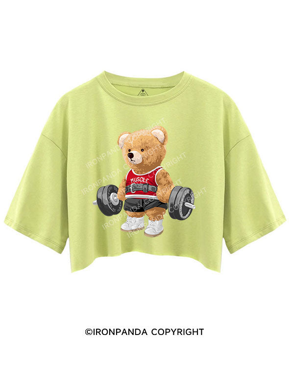 EXERCISE BEAR  CROP TOPS