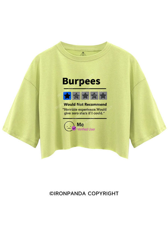 Burpees Reviewed Crop Tops