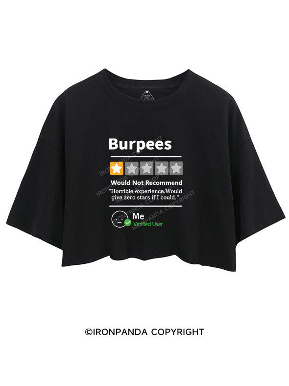 Burpees Reviewed Crop Tops