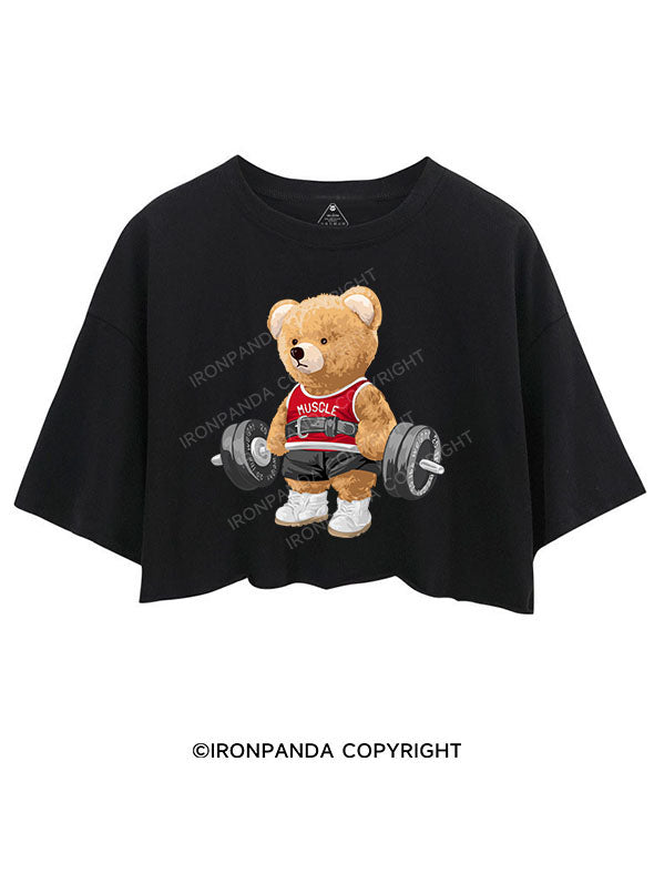 EXERCISE BEAR  CROP TOPS