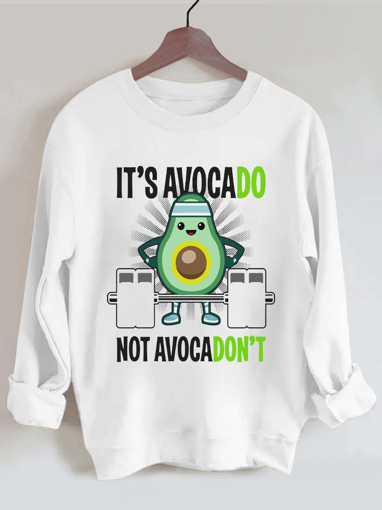 It's Avocado Vintage Gym Sweatshirt