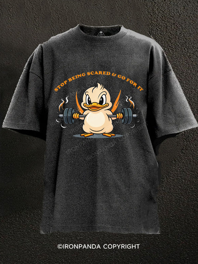 duck go fit it Washed Gym Shirt