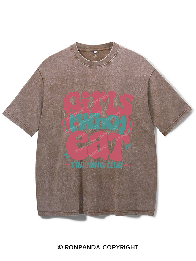 Girls Who Eat Vintage Gym Shirt