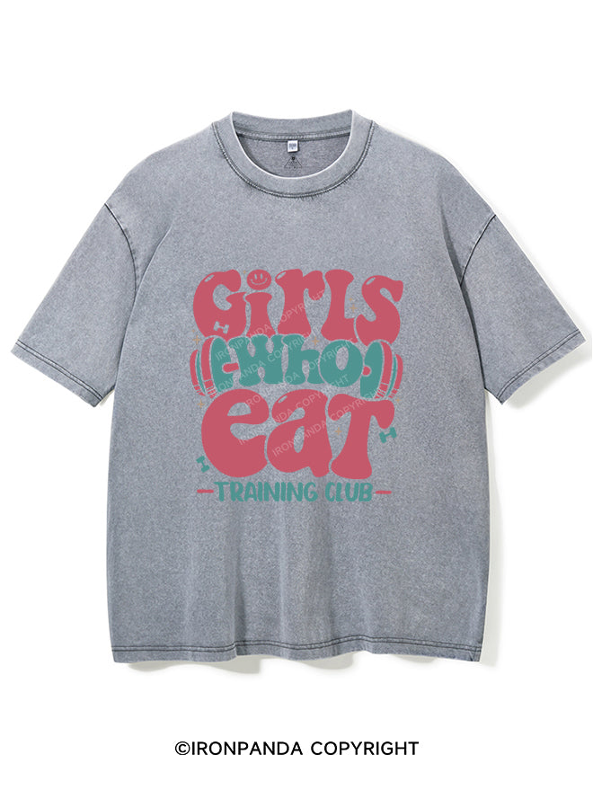 Girls Who Eat Vintage Gym Shirt