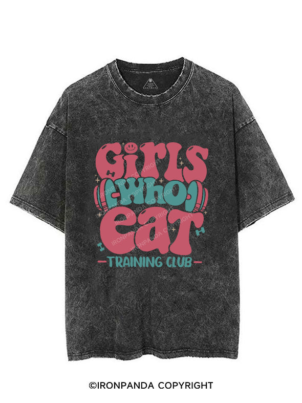 Girls Who Eat Vintage Gym Shirt