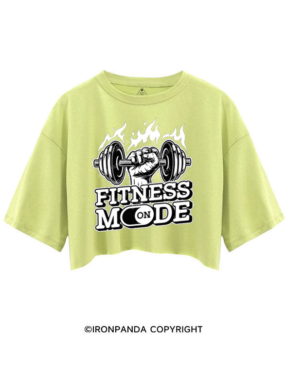 TURN ON FITNESS MODE CROP TOPS