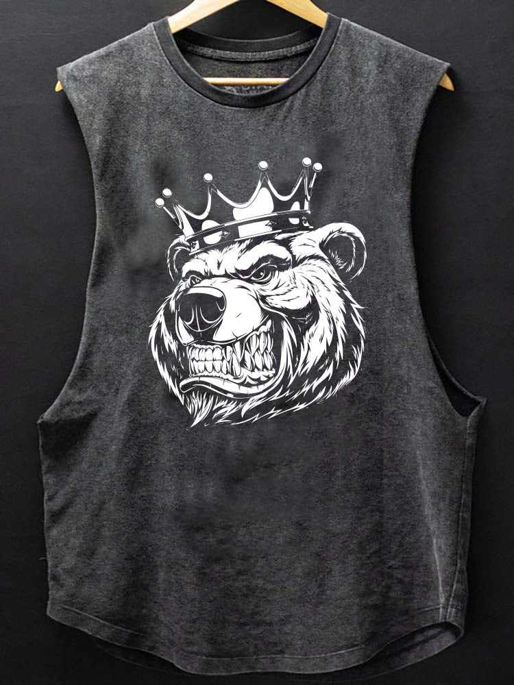 Bear King Scoop Bottom Cotton Tank