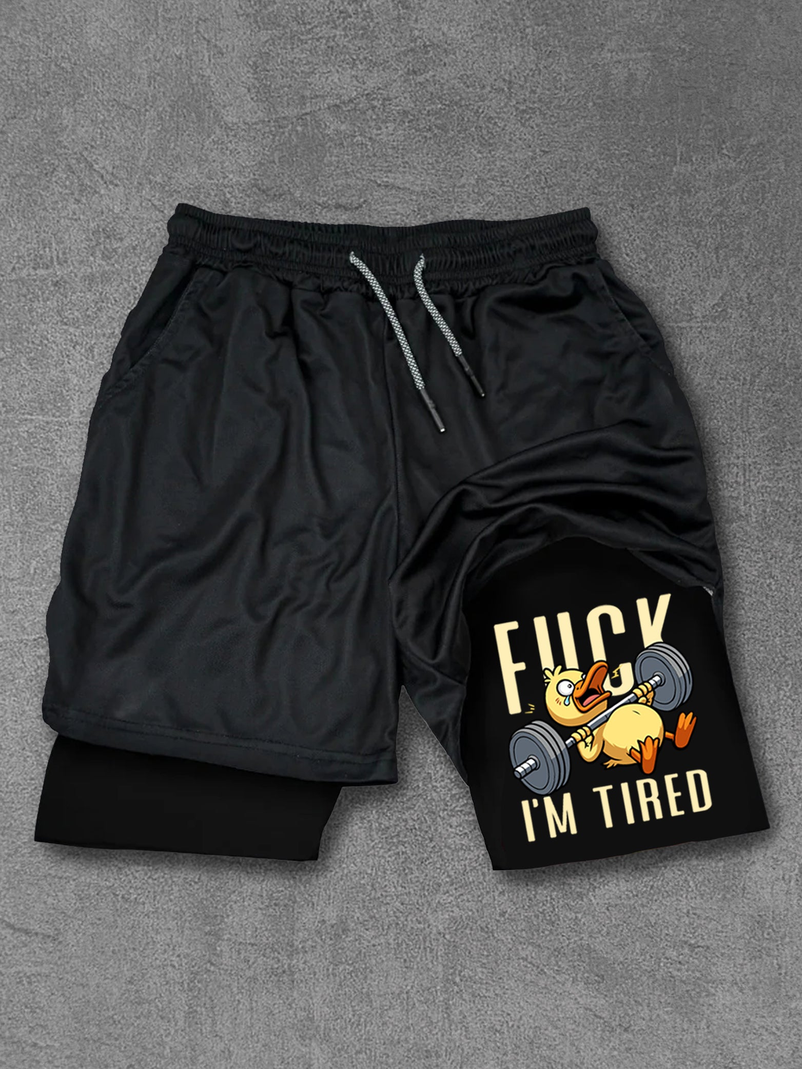 fuck i'm tired Performance Training Shorts