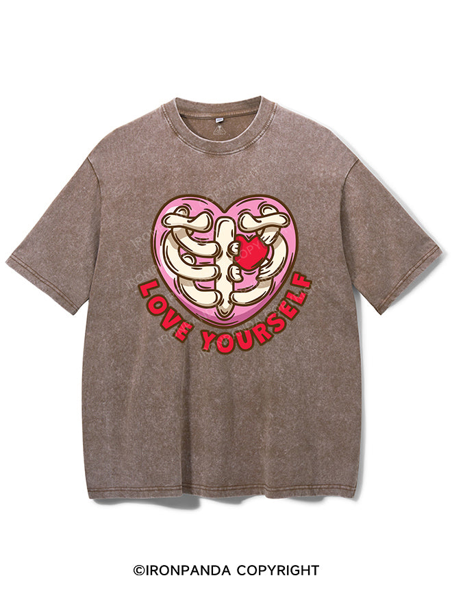 LOVE YOURSELF VINTAGE GYM SHIRT