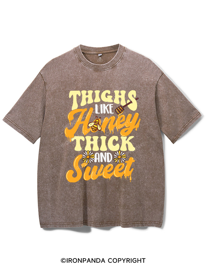 Thighs Like Honey Thick And Sweet Vintage Gym Shirt