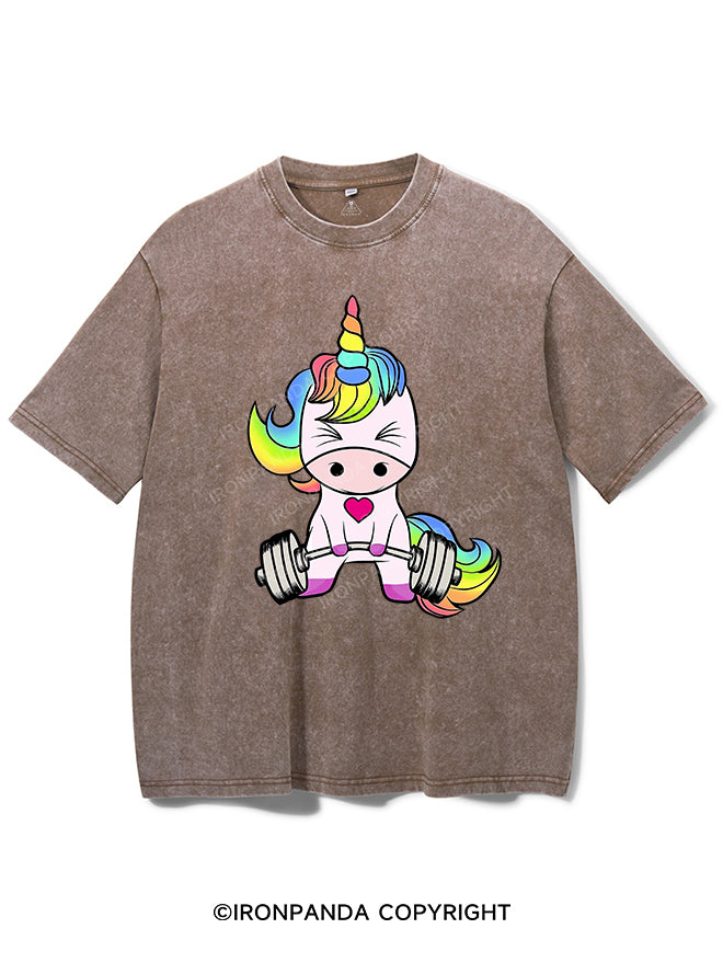 Deadlift Unicorn Vintage Gym Shirt