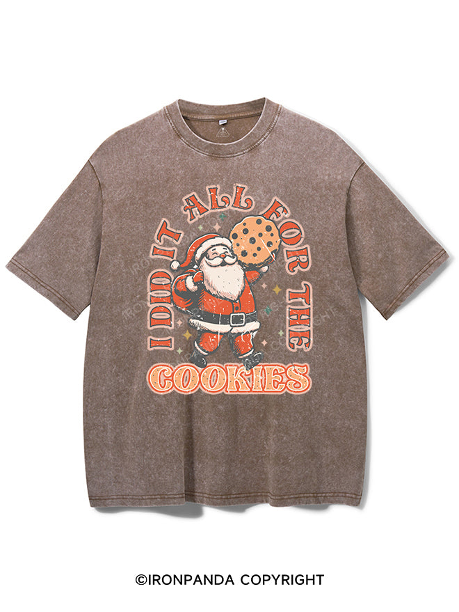 I DID IT ALL FOR THE COOKIES VINTAGE GYM SHIRT