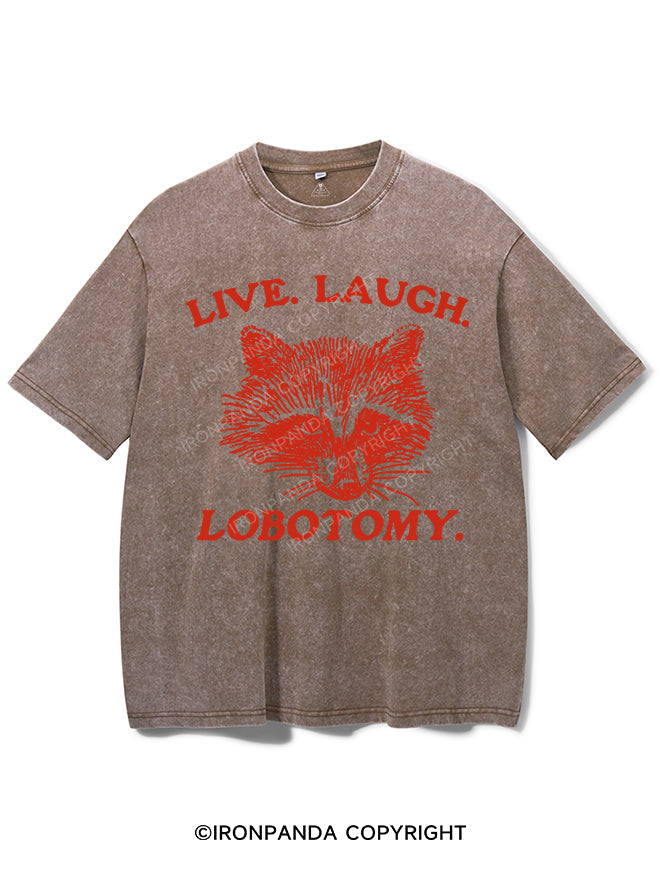 LIVE. LAUGH. LOBOTOMY VINTAGE GYM SHIRT