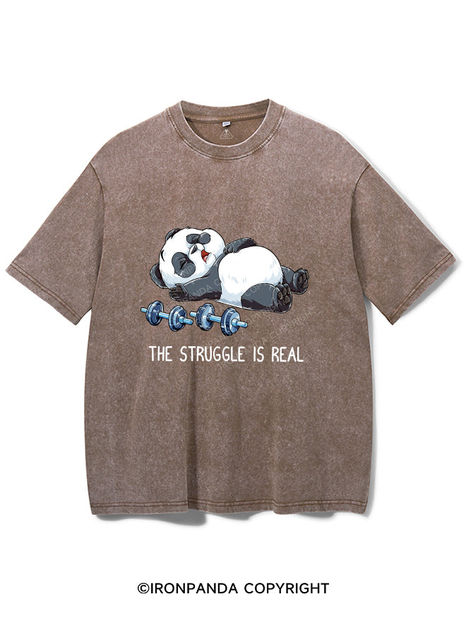 THE STRUGGLE IS REAL Vintage Gym Shirt