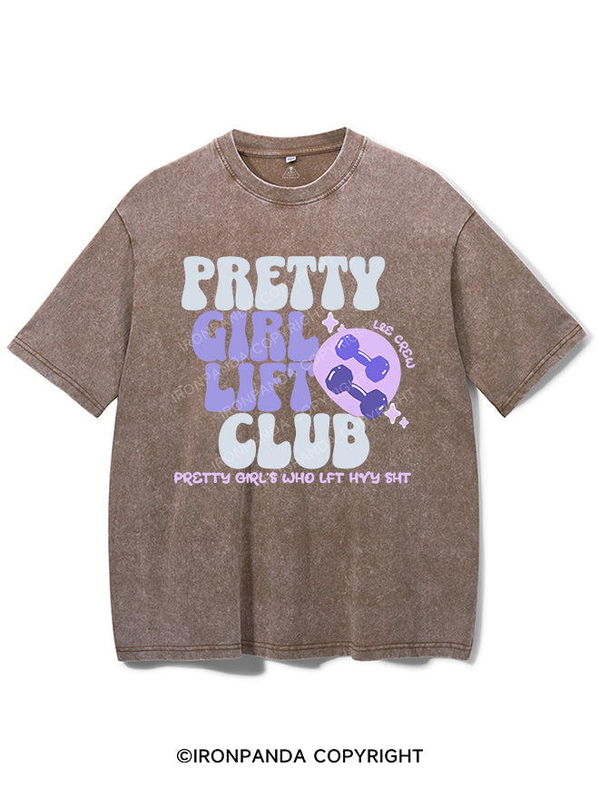 Pretty Girl Club LFT HVY SHT Vintage Gym Shirt