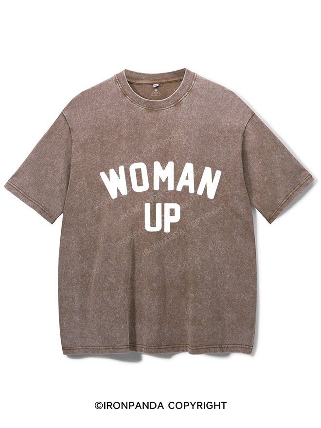 Woman Up Vintage Gym Shirt